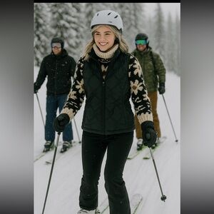 Eddie Bauer goose premium puffer down vest size small